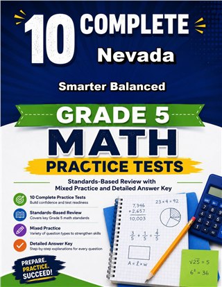 10 Nevada Smarter Balanced Grade 5 Math Practice Tests