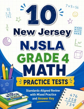 10 New Jersey NJSLA Grade 4 Math Practice Tests