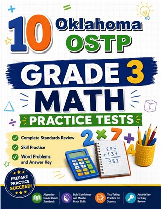 10 Oklahoma OSTP Grade 3 Math Practice Tests