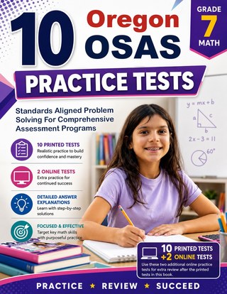 10 Oregon OSAS Grade 7 Math Practice Tests