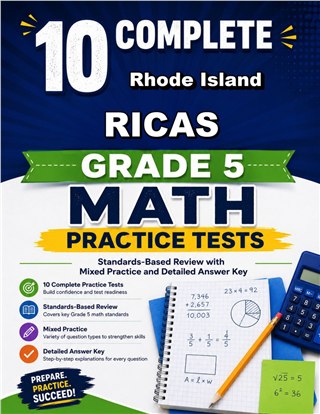 10 Rhode Island RICAS Grade 5 Math Practice Tests