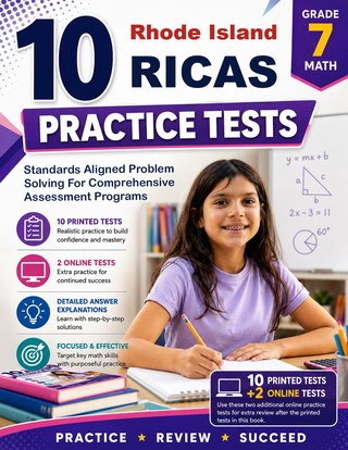10 Rhode Island RICAS Grade 7 Math Practice Tests