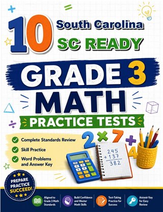 10 South Carolina SC READY Grade 3 Math Practice Tests