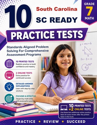 10 South Carolina SC READY Grade 7 Math Practice Tests