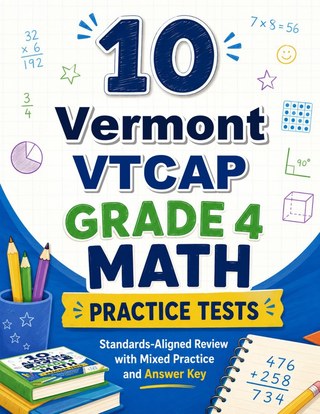 10 Vermont VTCAP Grade 4 Math Practice Tests