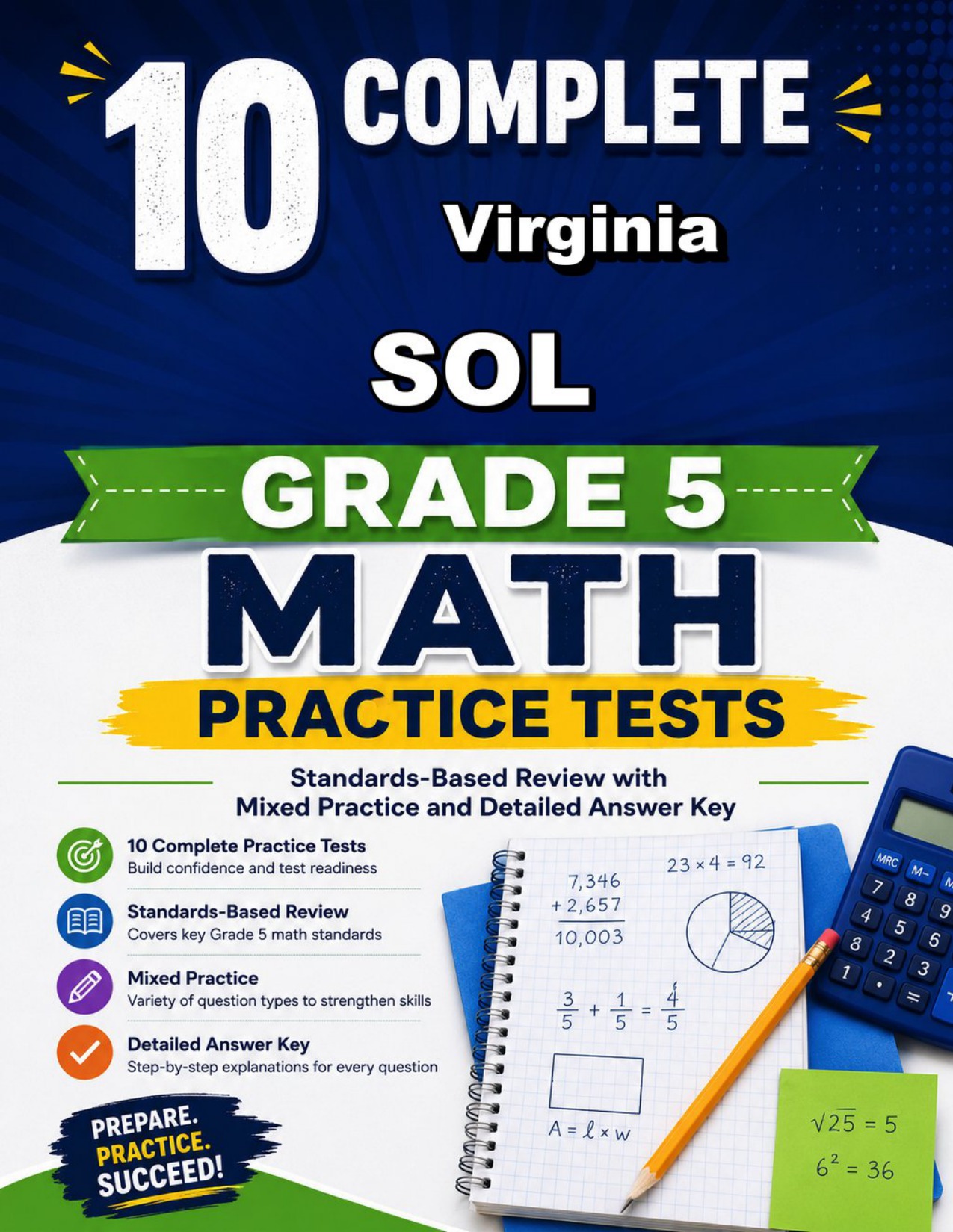 10 Virginia SOL Grade 5 Math Practice Tests