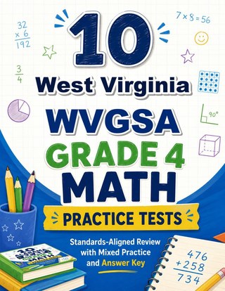 10 West Virginia WVGSA Grade 4 Math Practice Tests
