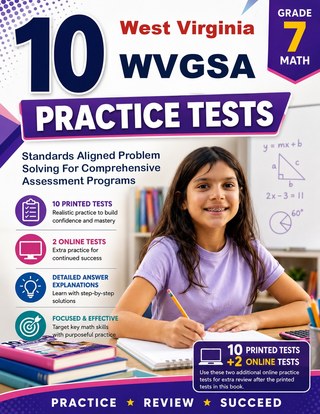 10 West Virginia WVGSA Grade 7 Math Practice Tests