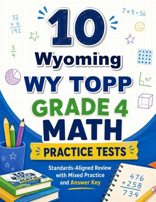 10 Wyoming WY TOPP Grade 4 Math Practice Tests