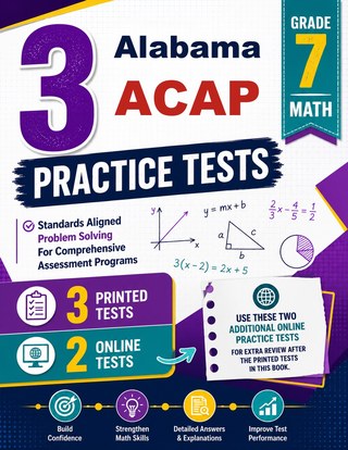 3 Alabama ACAP Grade 7 Math Practice Tests