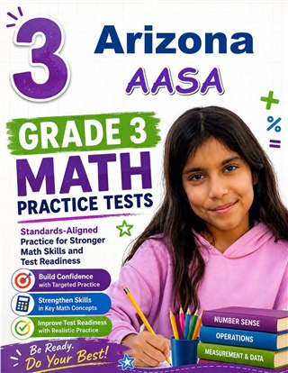3 Arizona AASA Grade 3 Math Practice Tests