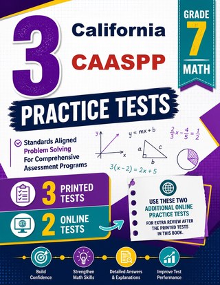 3 California CAASPP Grade 7 Math Practice Tests