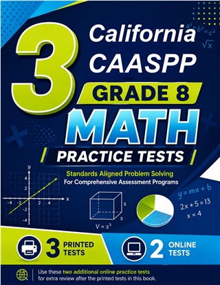 3 California CAASPP Grade 8 Math Practice Tests