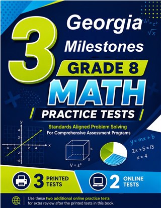 3 Georgia Milestones Grade 8 Math Practice Tests