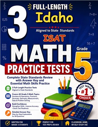 3 Idaho ISAT Grade 5 Math Practice Tests