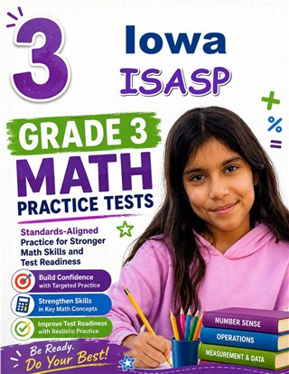 3 Iowa ISASP Grade 3 Math Practice Tests