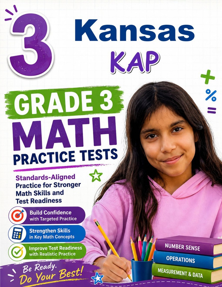 3 Kansas KAP Grade 3 Math Practice Tests