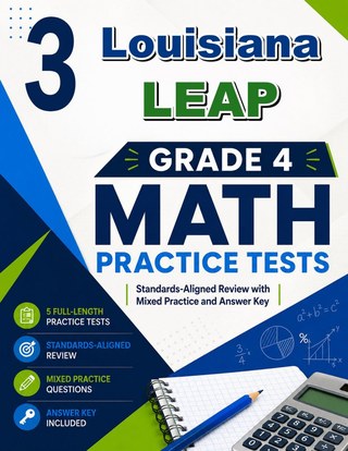 3 Louisiana LEAP Grade 4 Math Practice Tests