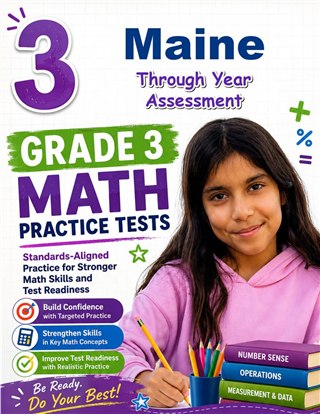 3 Maine Through Year Assessment Grade 3 Math Practice Tests