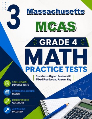 3 Massachusetts MCAS Grade 4 Math Practice Tests