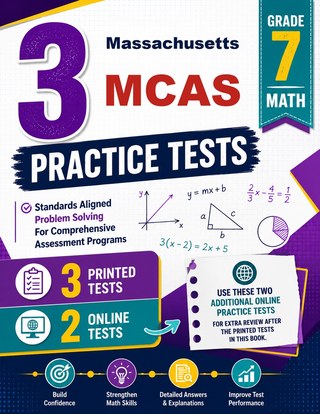 3 Massachusetts MCAS Grade 7 Math Practice Tests