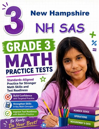 3 New Hampshire NH SAS Grade 3 Math Practice Tests