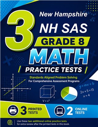 3 New Hampshire NH SAS Grade 8 Math Practice Tests