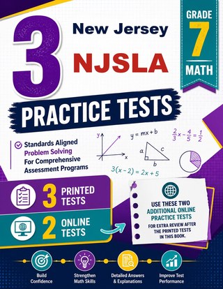 3 New Jersey NJSLA Grade 7 Math Practice Tests