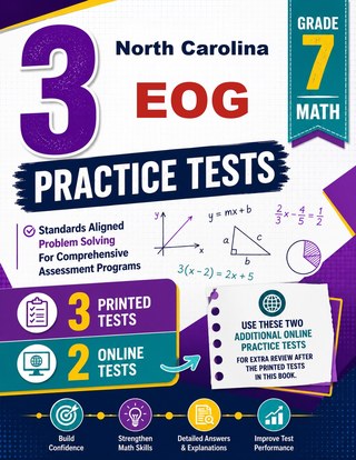 3 North Carolina EOG Grade 7 Math Practice Tests
