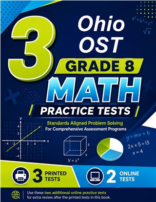 3 Ohio OST Grade 8 Math Practice Tests