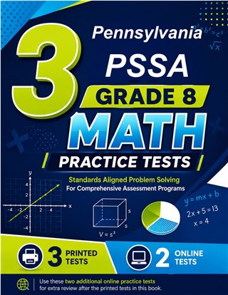 3 Pennsylvania PSSA Grade 8 Math Practice Tests