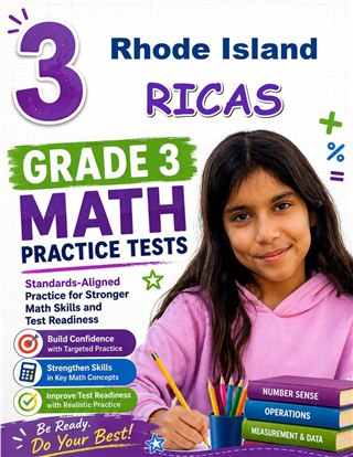 3 Rhode Island RICAS Grade 3 Math Practice Tests