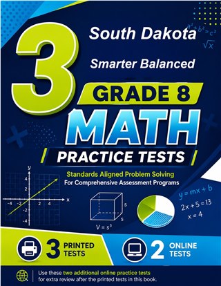 3 South Dakota Smarter Balanced Grade 8 Math Practice Tests