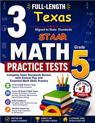 3 Texas STAAR Grade 5 Math Practice Tests