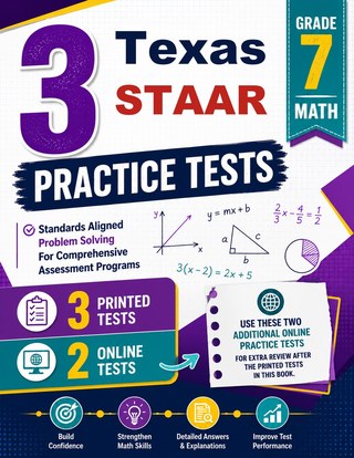 3 Texas STAAR Grade 7 Math Practice Tests