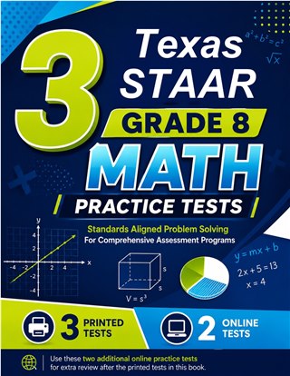 3 Texas STAAR Grade 8 Math Practice Tests