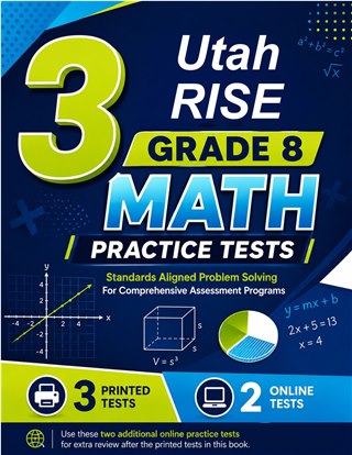 3 Utah RISE Grade 8 Math Practice Tests