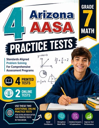 4 Arizona AASA Grade 7 Math Practice Tests