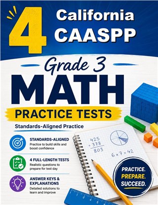 4 California CAASPP Grade 3 Math Practice Tests