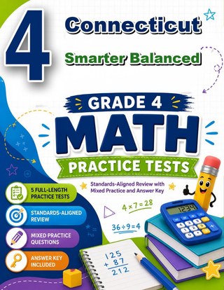 4 Connecticut Smarter Balanced Grade 4 Math Practice Tests