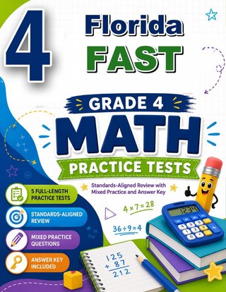 4 Florida FAST Grade 4 Math Practice Tests