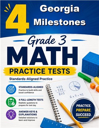4 Georgia Milestones Grade 3 Math Practice Tests