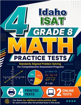 4 Idaho ISAT Grade 8 Math Practice Tests