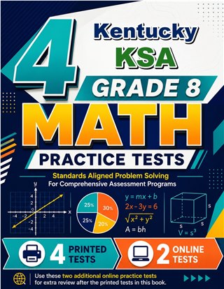 4 Kentucky KSA Grade 8 Math Practice Tests