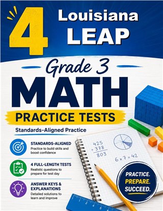4 Louisiana LEAP Grade 3 Math Practice Tests