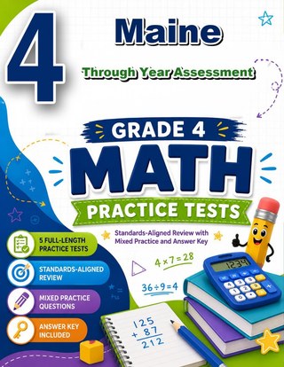 4 Maine Through Year Assessment Grade 4 Math Practice Tests