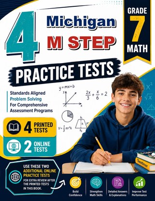 4 Michigan M STEP Grade 7 Math Practice Tests