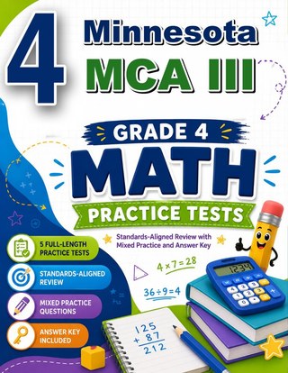 4 Minnesota MCA III Grade 4 Math Practice Tests