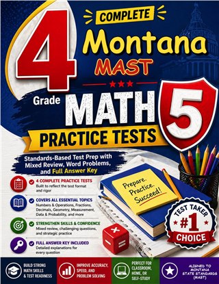 4 Montana MAST Grade 5 Math Practice Tests