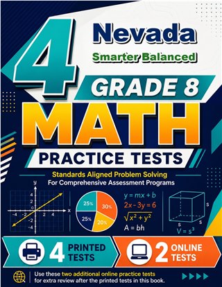 4 Nevada Smarter Balanced Grade 8 Math Practice Tests